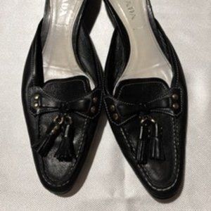 Vintage Prada Mules Black Sz41